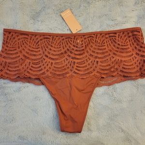 New Thirdlove Deco Lace Thong Underwear Panties